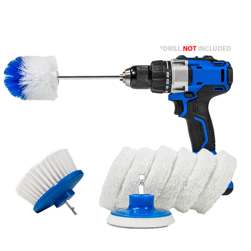 RotoScrub Boat Cleaning Drill Accessory Combo Kit