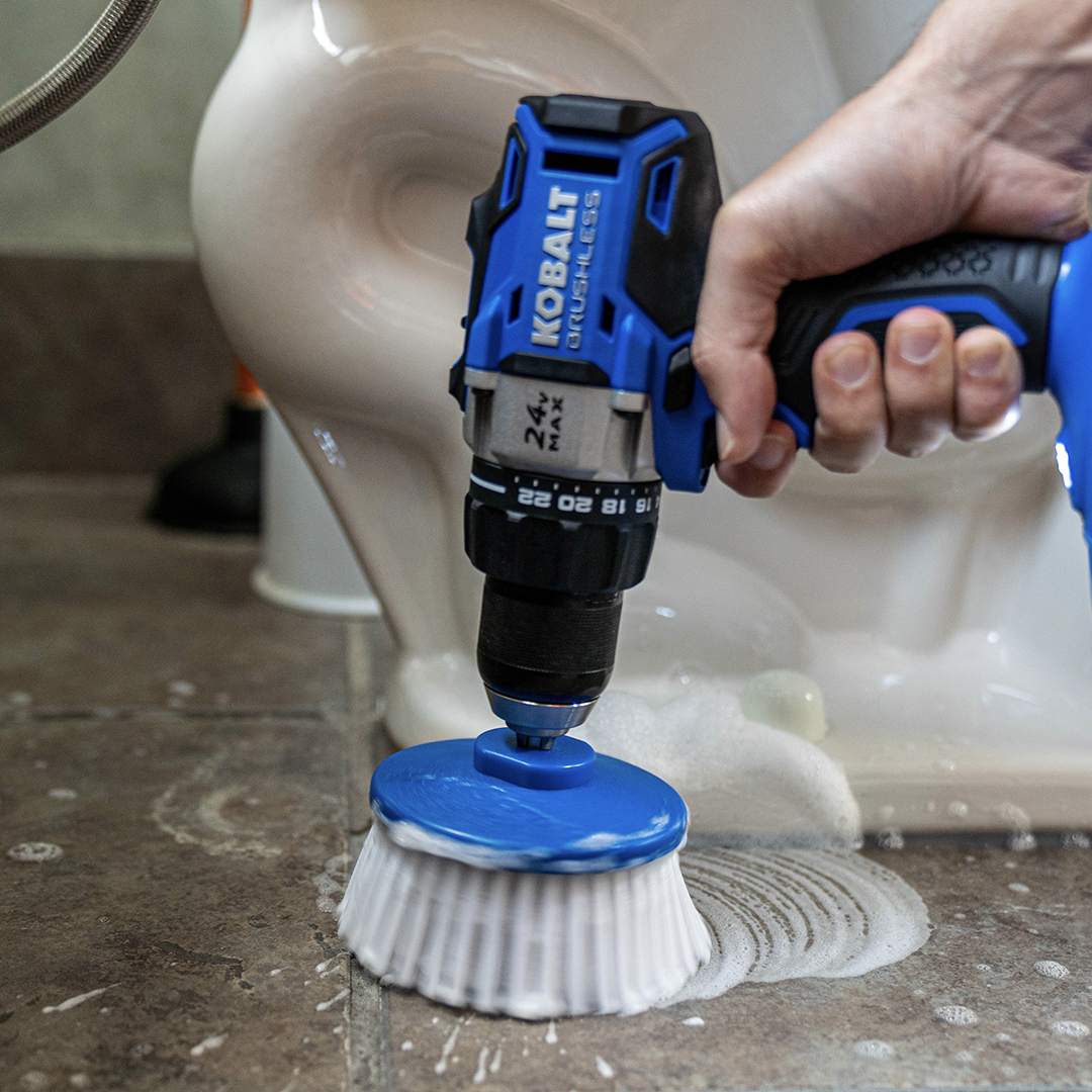 Drill Powered Scrub Brush