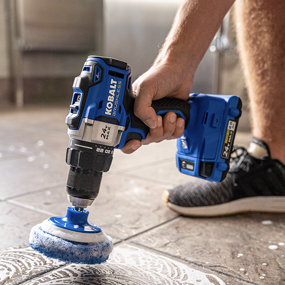 Bathroom Cleaning Scrub Pads Drill Accessory Kit