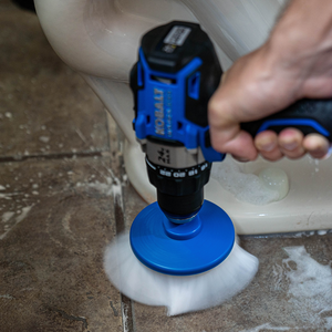 2-Brush Combo Kit - Drill Powered Scrub Brush + Corners and Edges Brush